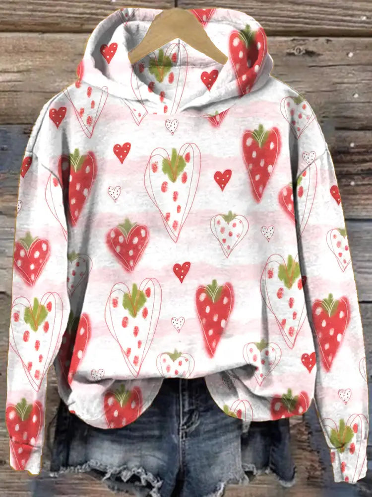 Women’s Christmas Art Print Commemorative Sweatshirt A / S