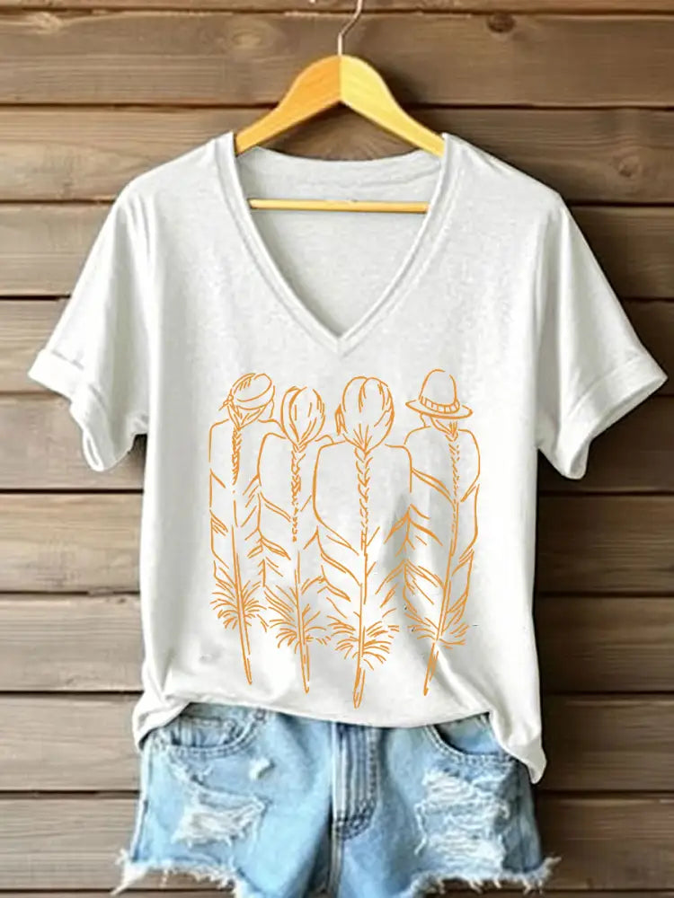 Women’s every child matters V-neck T-shirts White / S