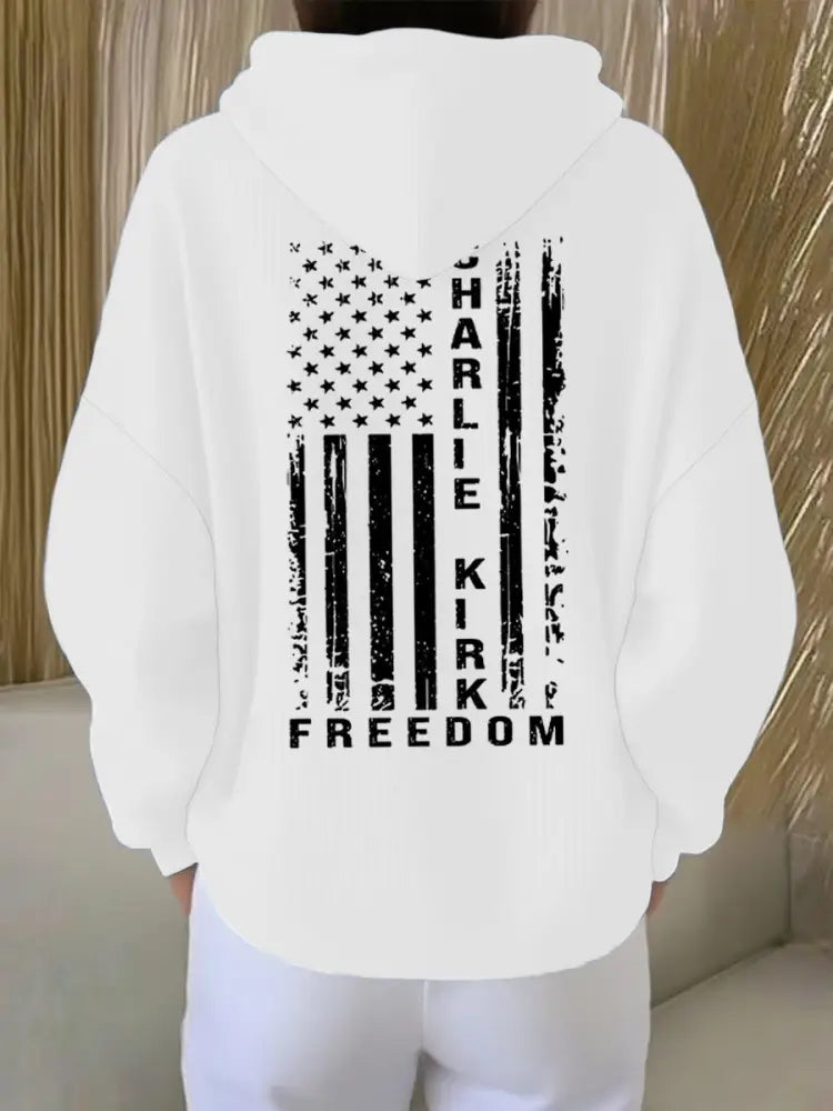 Women’s Freedom Is Not Free This is the Turning Point R.I.P Charlie Kirk Print Hoodie