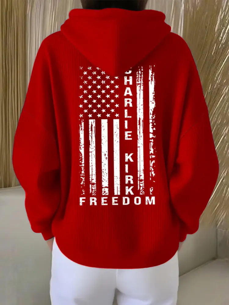 Women’s Freedom Is Not Free This is the Turning Point R.I.P Charlie Kirk Print Hoodie