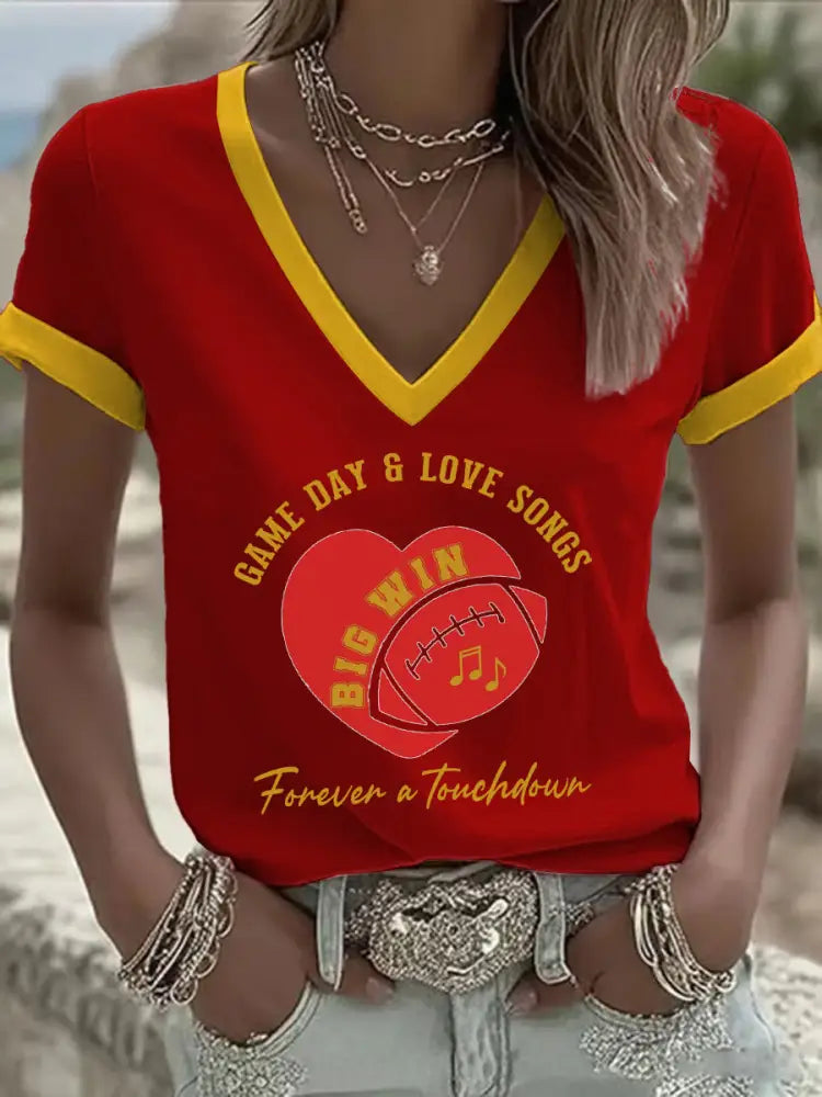 Women’s Gym Teacher and English Teacher Love Story T Shirt Red / S