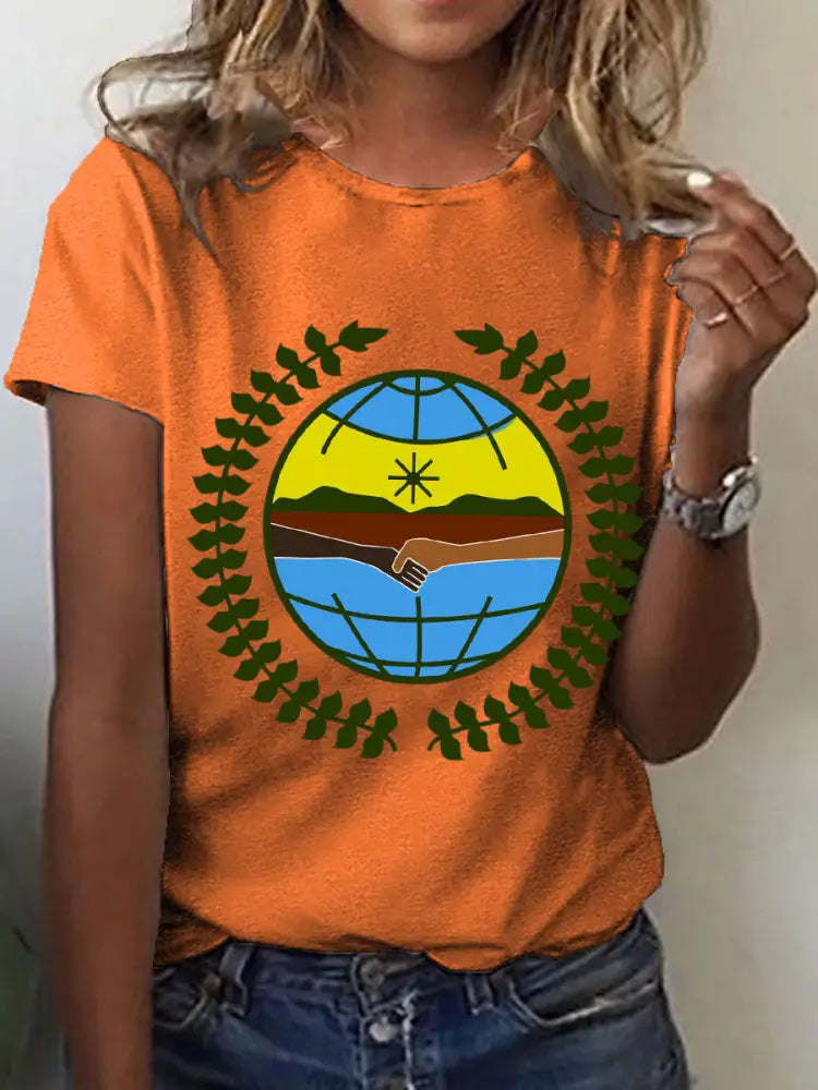 Women’s International Day of the World’s Indigenous People T-shirts Orange / S