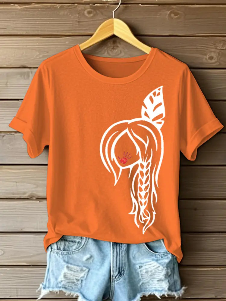Women’s MMIW T-shirts Orange / S