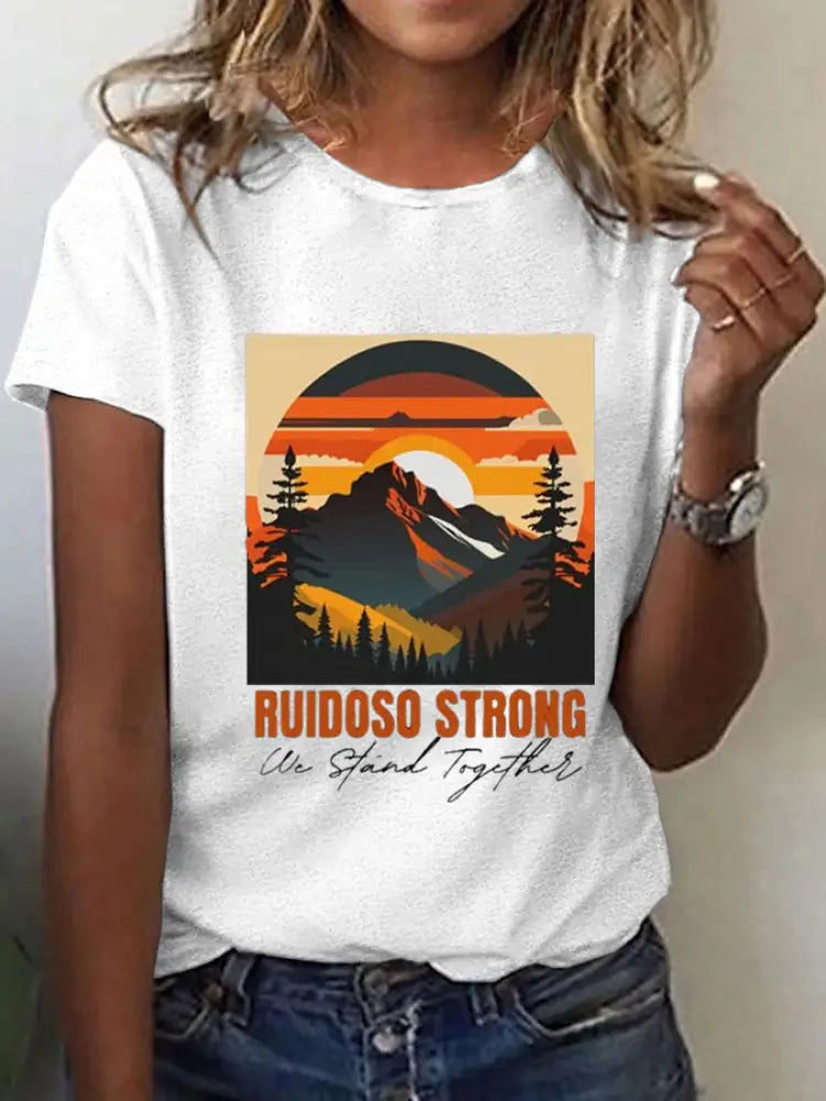 Women’s New Mexico State Ruidoso Strong Short Sleeves T-shirt White / S