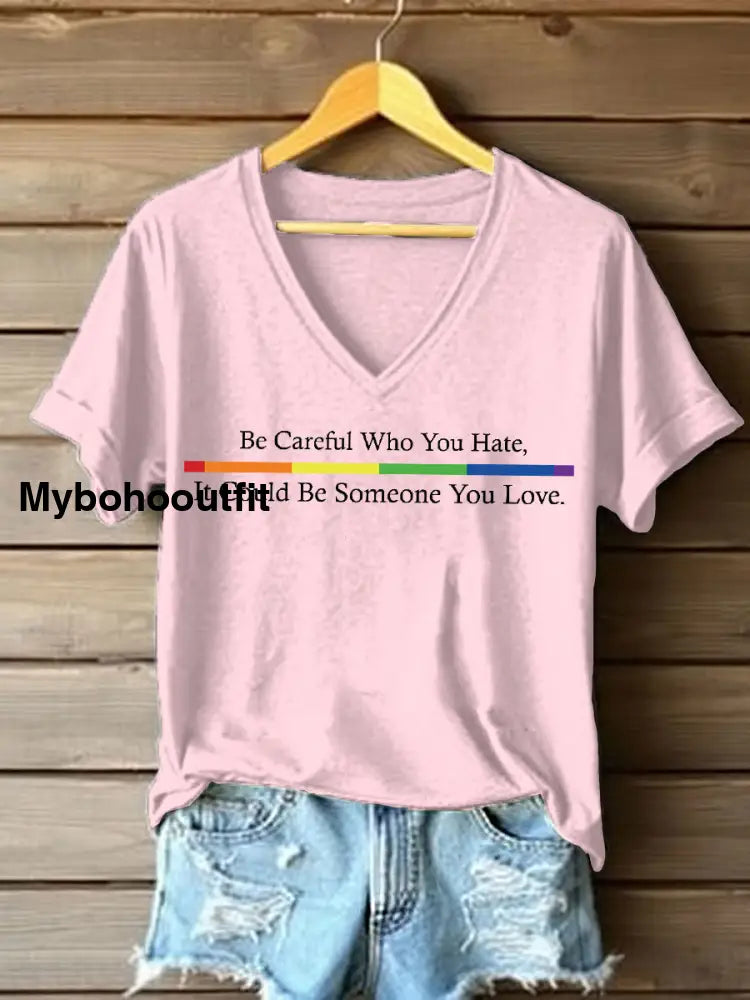 Women’s Pride Month T-shirt Light Pink / S