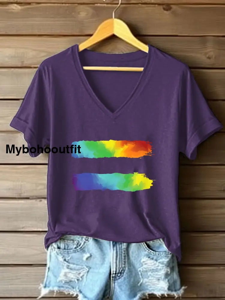 Women’s Pride Month T-shirt Purple / S