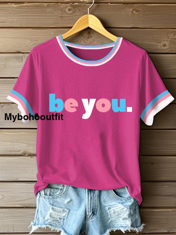 Women’s Pride Month Transgender T-shirts Rose Red / S