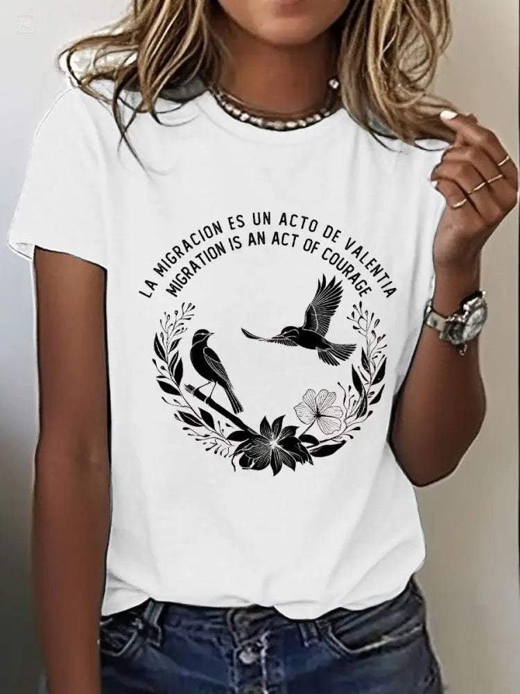 Women’s Resist FDT 8647 Anti Ice Printed T-Shirt White / S