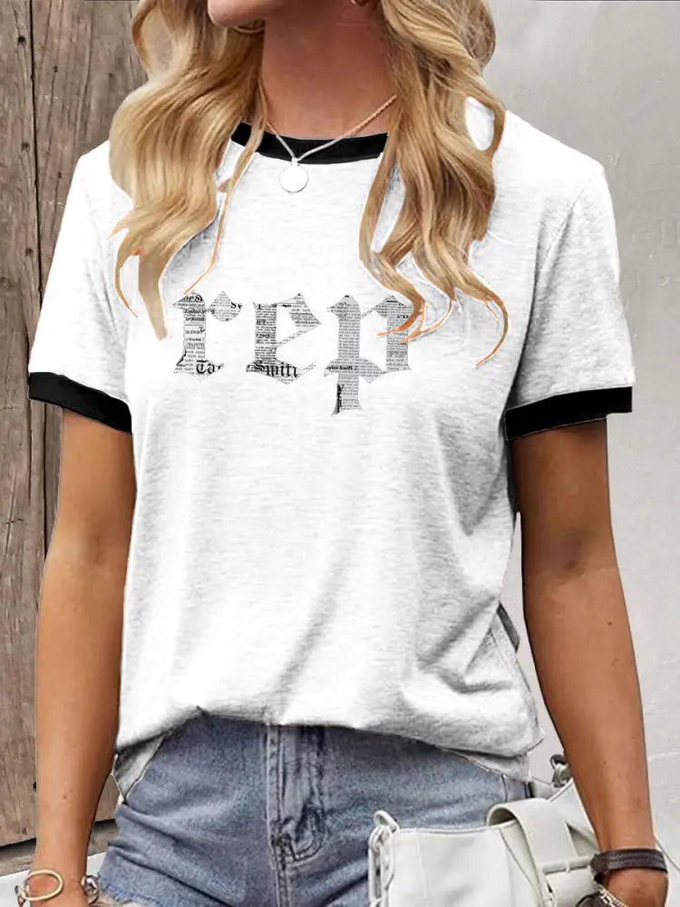 Women’s Snake Album Printed T shirt White / S