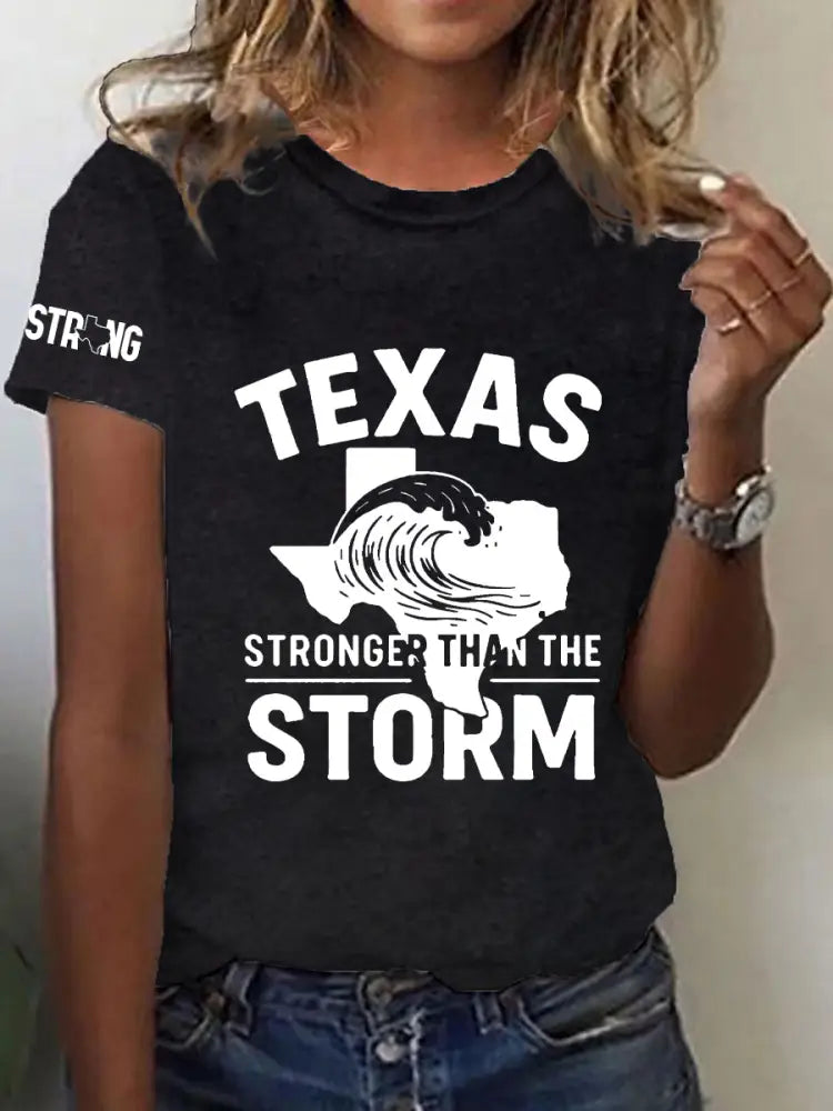 Women’s Texas Strong Short-sleeved T-shirt Black / S