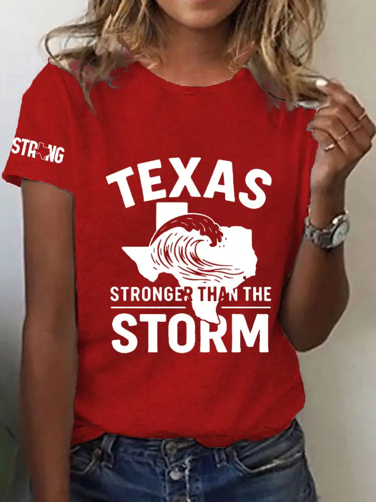 Women’s Texas Strong Short-sleeved T-shirt Red / S