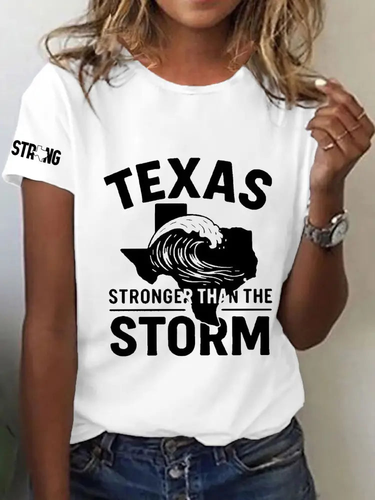 Women’s Texas Strong Short-sleeved T-shirt White / S