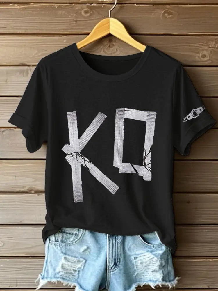 Women’s Wrestling KO T-shirts Black / S