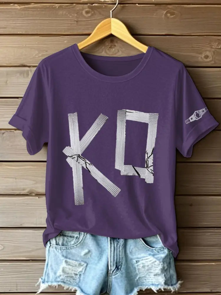 Women’s Wrestling KO T-shirts Deep Purple / S