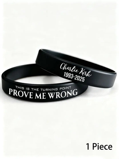 Charlie wristband (202*12*2mm) Black / ONE