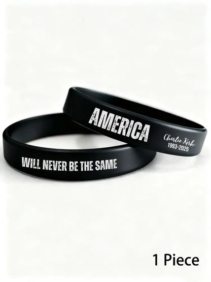 Charlie wristband (202*12*2mm) Black / ONE