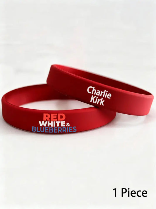 Charlie wristband (202*12*2mm) Red / ONE