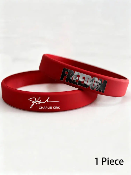 Charlie wristband (202*12*2mm) Red / ONE