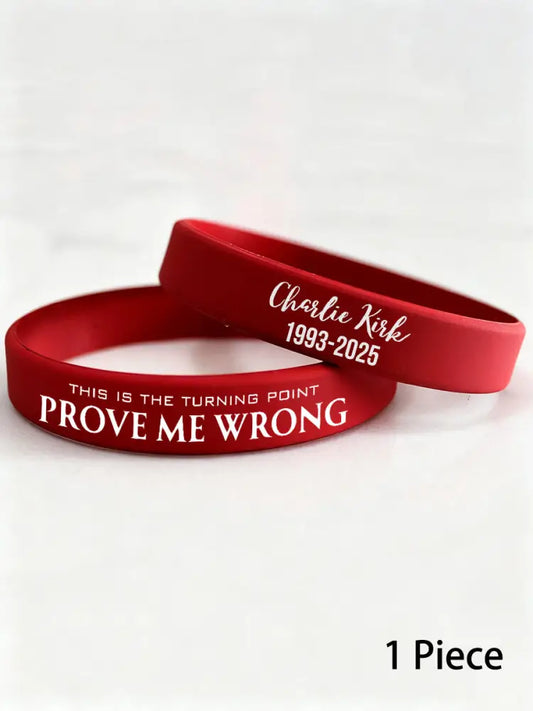 Charlie wristband (202*12*2mm) Red / ONE