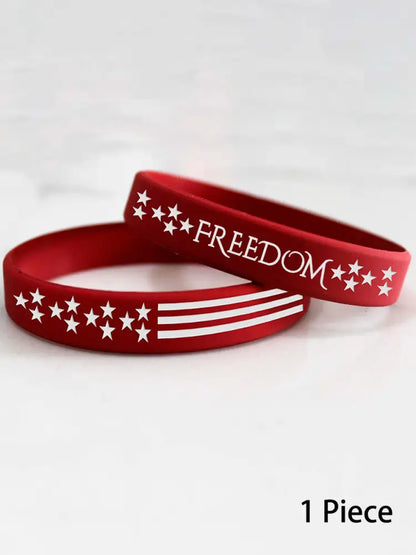 Charlie wristband (202*12*2mm) Red / ONE