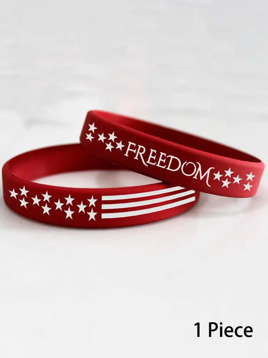Charlie wristband (202*12*2mm) Red / ONE