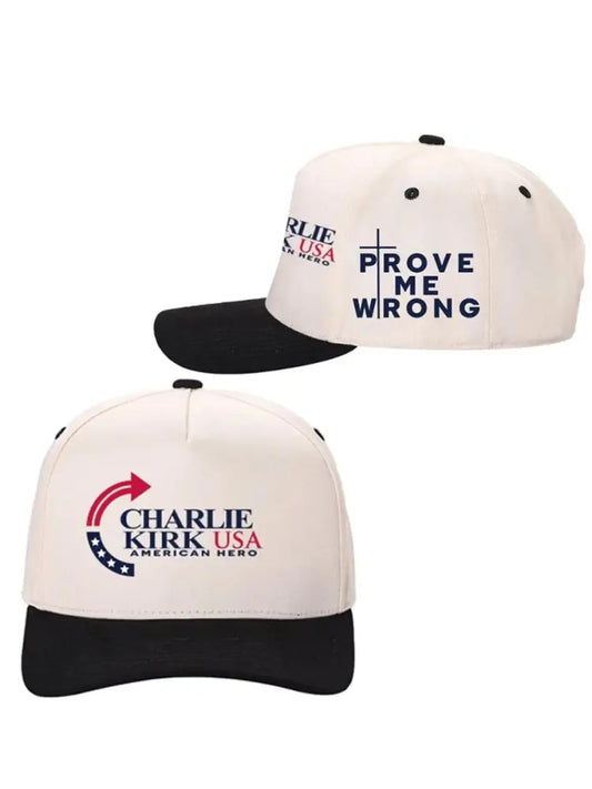 Freedom Charlie Kirk Hat Turning Point USA Baseball Cap - White,One Size As picture / ONE