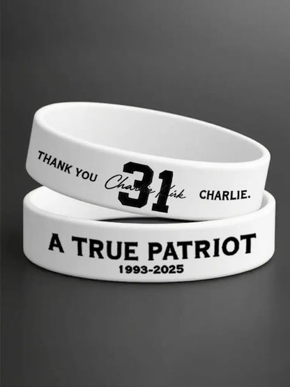Freedom Charlie Memorial Bracelet White / ONE