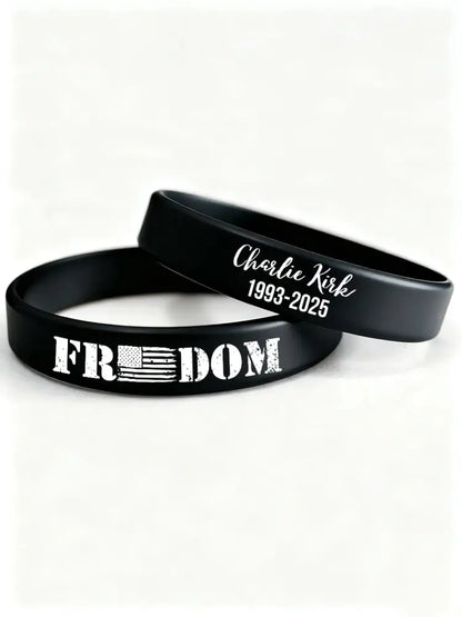 FREEDOM wristband (202*12*2mm) Black / ONE
