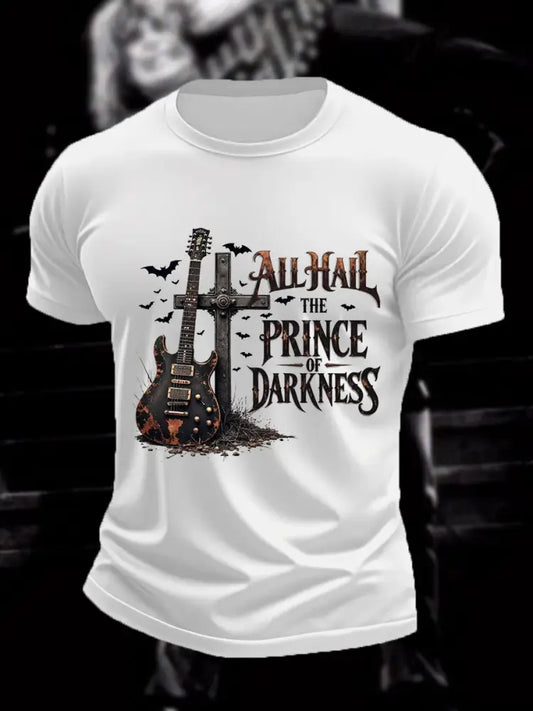 Men’s All Hail Prince Of Darkness R.I.P Rock Legend Memorial Tee White / S