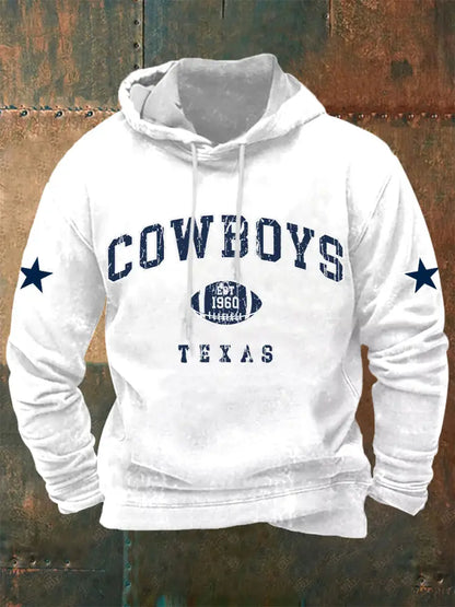 Men’s American football hooded sweatshirt Black / S