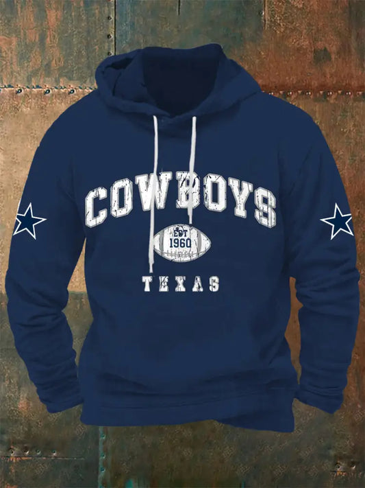 Men’s American football hooded sweatshirt Navy Blue / S