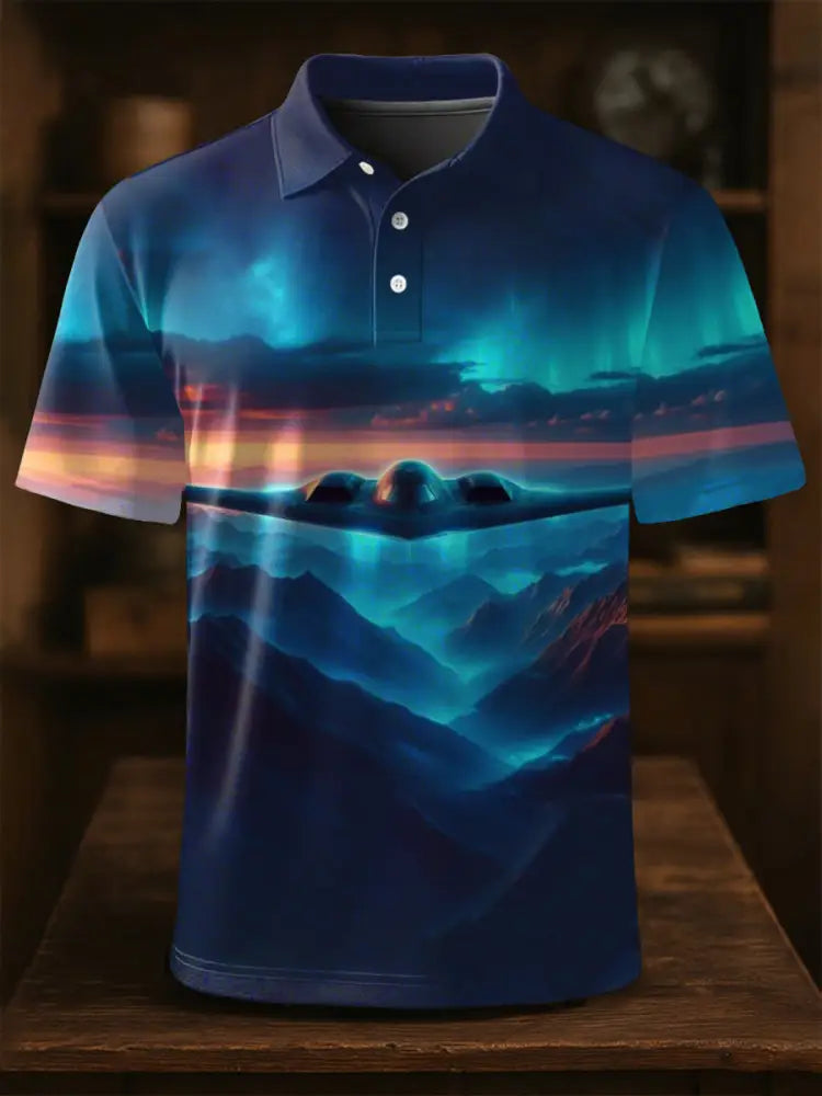 Men’s B-2 Spirit Air Force short sleeve shirt As picture / S
