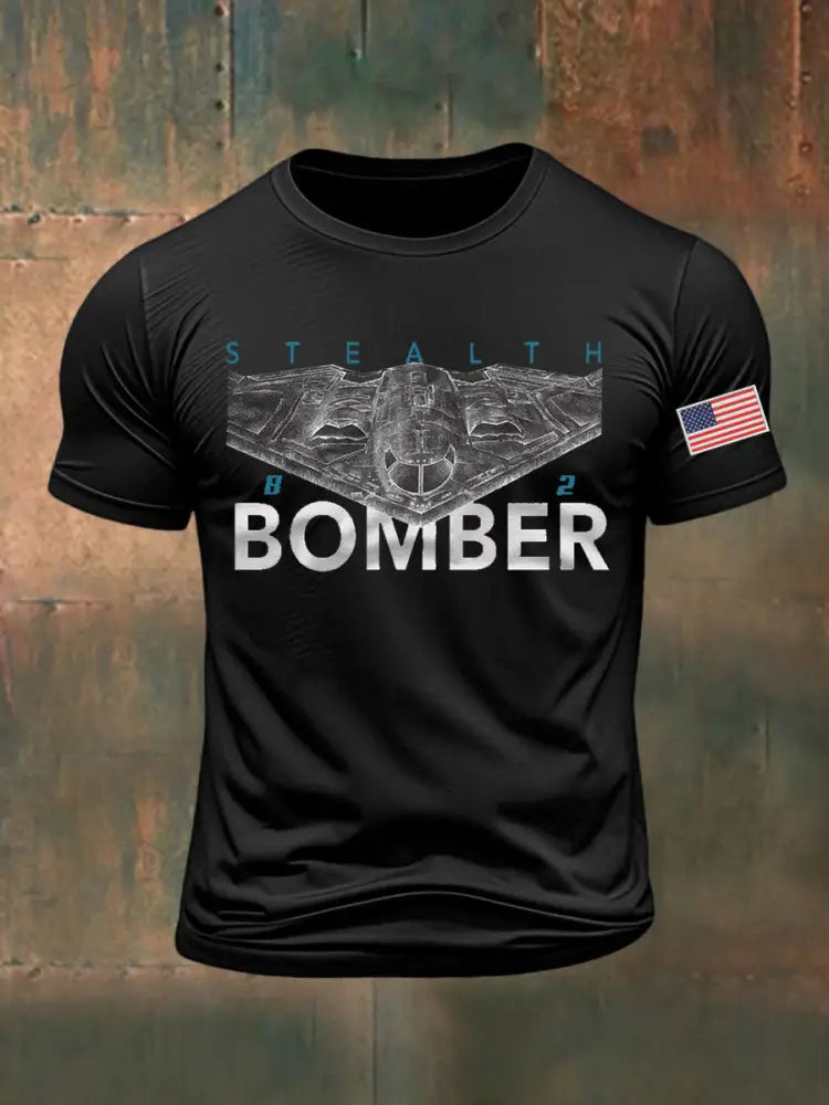 Men’s B-2 Spirit Printed T-shirt Black / S