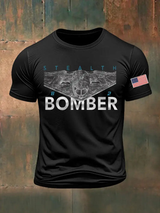 Men’s B-2 Spirit Printed T-shirt Black / S