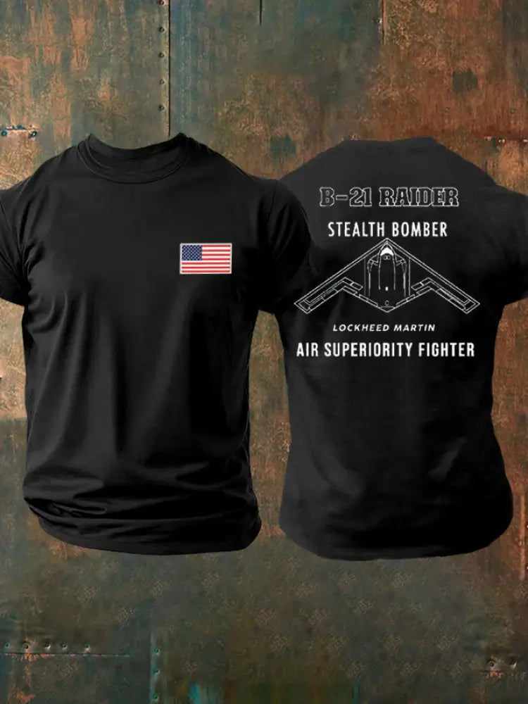 Men’s B-2 Spirit Printed T-shirt Black / S