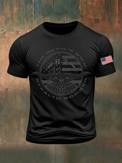 Men’s B-2 Spirit Printed T-shirt Black / S