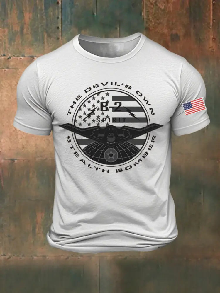 Men’s B-2 Spirit Printed T-shirt White / S