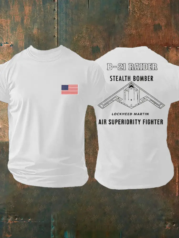 Men’s B-2 Spirit Printed T-shirt White / S