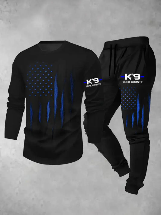 Men’s Blue Line Patriotic Texas SAR K9 ’Roxy’ Suits Black / S