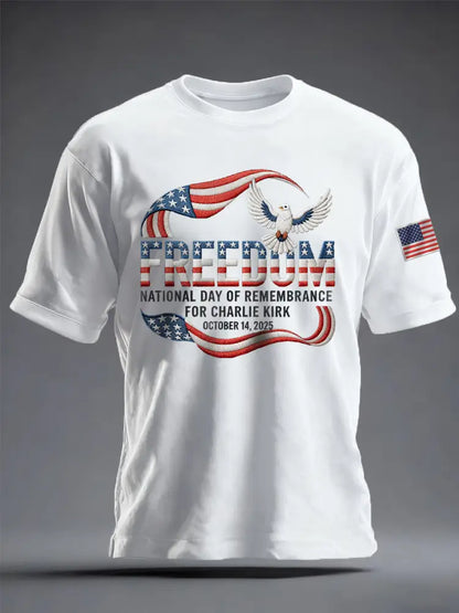Men’s Charlie Kirk National Day Of Remembrance Tee White / S