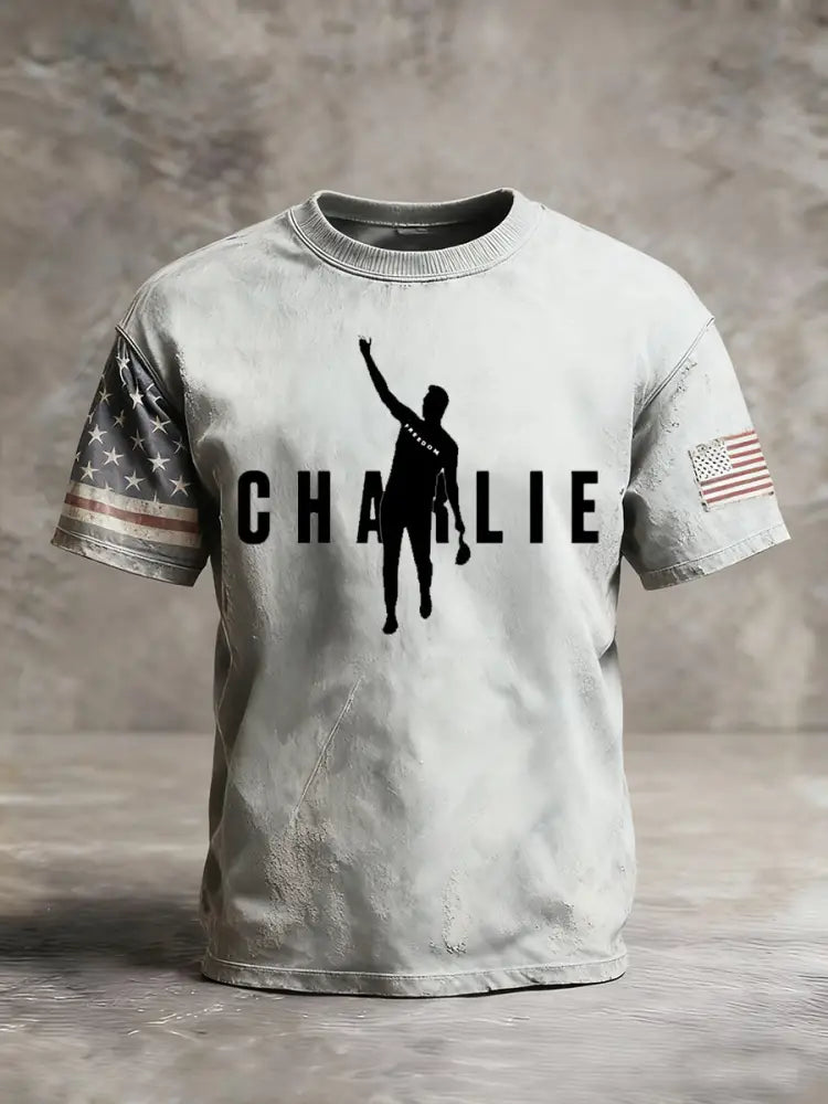 Men’s Charlie T-shirt Light Gray / S