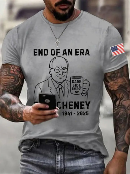 Men’s End Of An Era Dick Cheney Memorial Tee Light Gray / S