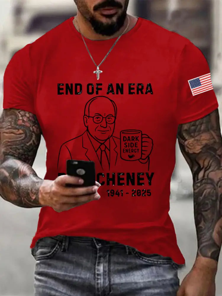 Men’s End Of An Era Dick Cheney Memorial Tee Pure Red / S