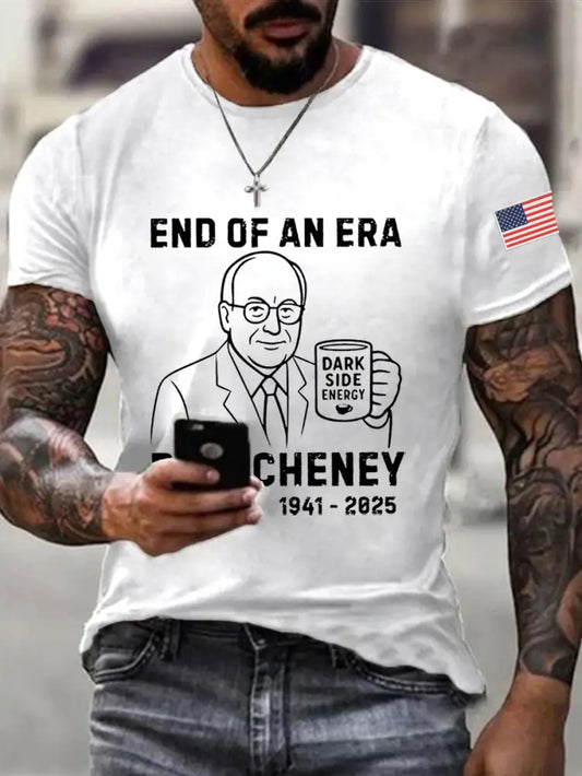Men’s End Of An Era Dick Cheney Memorial Tee White / S