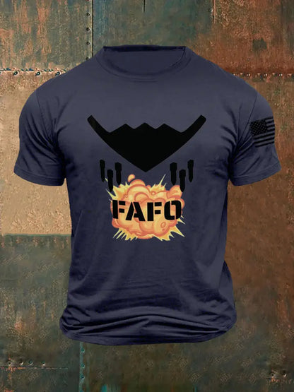 Men’s FAFO B-2 Spirit short sleeves t-shirt Navy Blue / S