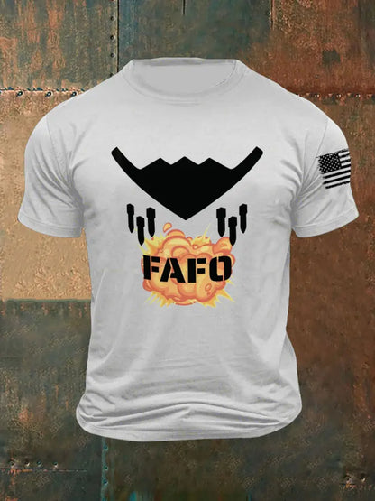 Men’s FAFO B-2 Spirit short sleeves t-shirt White / S