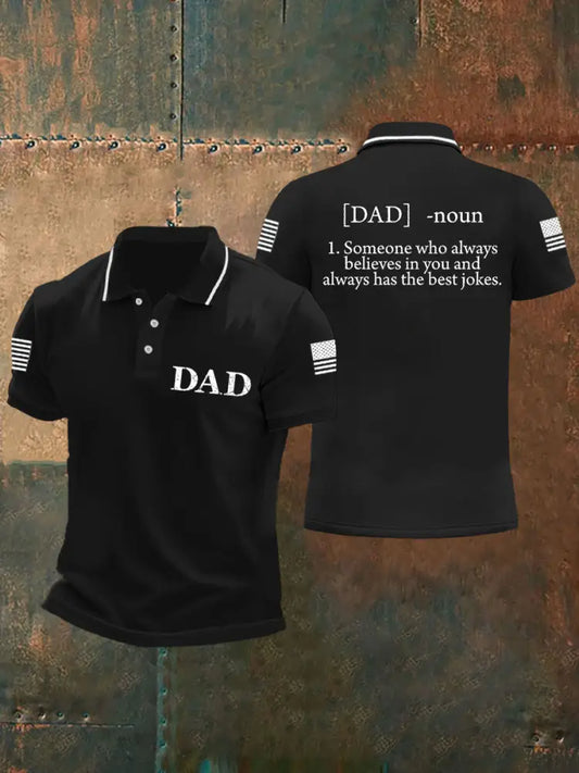 Men’s Father’s Day Daddy’s Definition tops Black / S