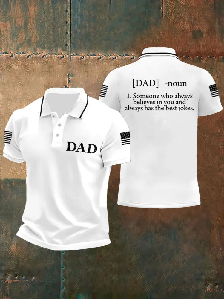 Men’s Father’s Day Daddy’s Definition tops White / S