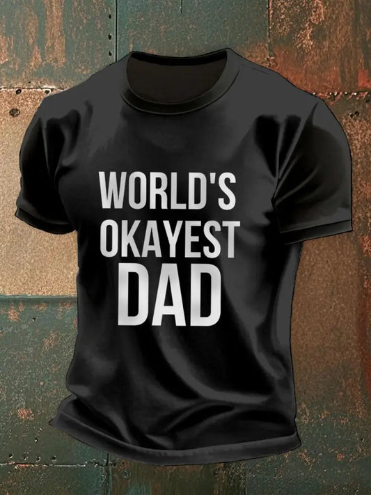 Men’s Father’s Day T-shirt Black / S