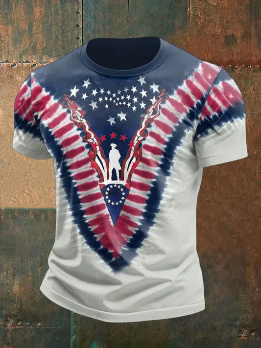 Men’s Football Fans Lovers Gameday Printed T shirt As picture / S
